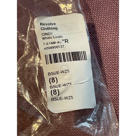 BLACK SUEDE STUDIO Cindy Sandals in White Leather 38 Womens High Heels - Picture 12 of 16